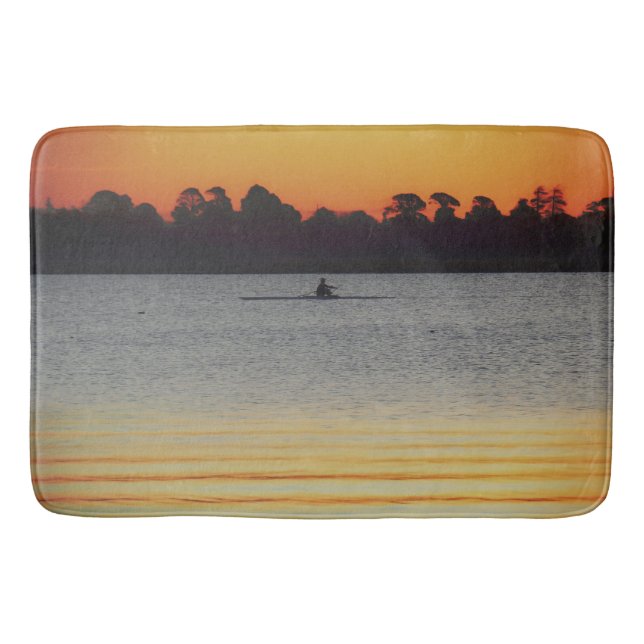 Lake Wendouree Calm Before Nightfall Bath Mat (Front)