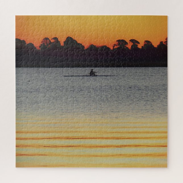 Lake Wendouree Calm Before Nightfall Jigsaw Puzzle (Vertical)