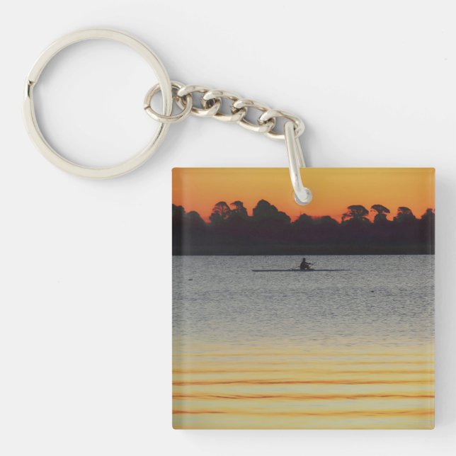 Lake Wendouree Calm Before Nightfall Keychain (Front)