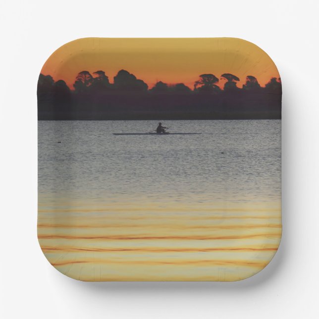 Lake Wendouree Calm Before Nightfall Paper Plates (Front)