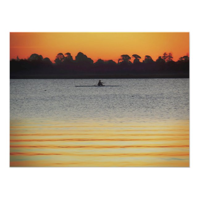 Lake Wendouree Calm Before Nightfall Photo Print (Front)