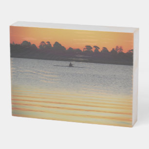 Lake Wendouree Calm Before Nightfall Wooden Box Sign