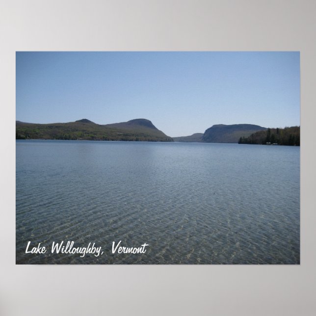 Lake Willoughby Poser 1 - Customized Poster (Front)