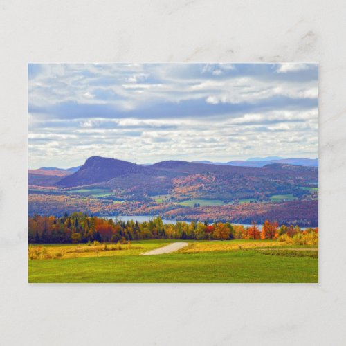 Lake Willoughby Vermont in Autumn Postcard