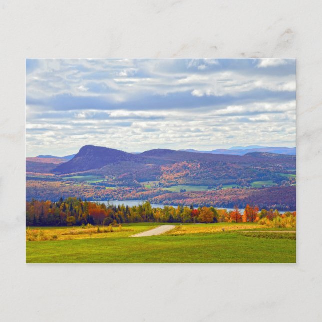 Lake Willoughby, Vermont, in Autumn Postcard (Front)