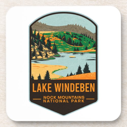 Lake Windeben Nock Mountains National Park Beverage Coaster