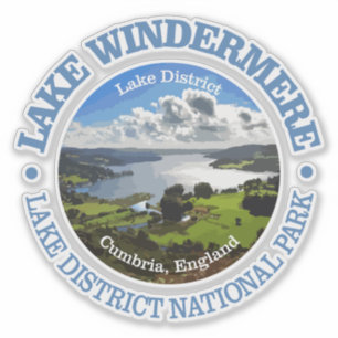 Lake Windermere (rd) Sticker