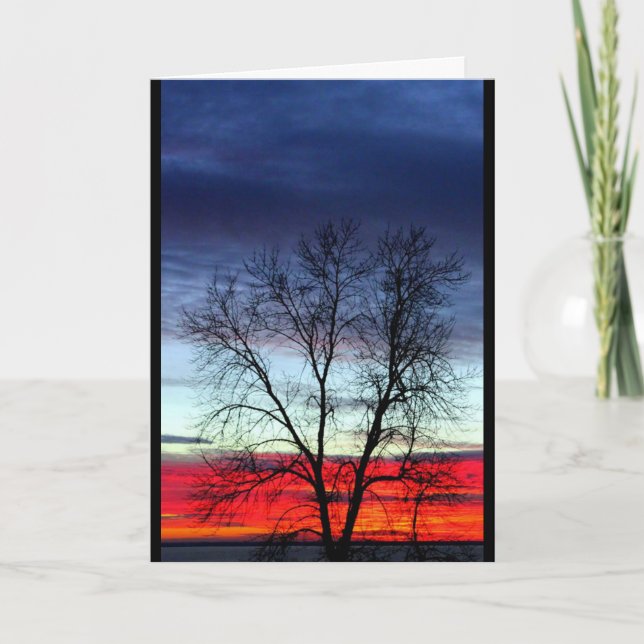 Lake Winnebago Sunset Any Occasion Card (Front)
