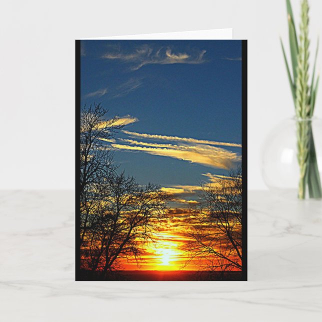 Lake Winnebago Sunset Any Occasion Greeting Card (Front)