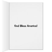 Lake Winnebago Sunset Resembling American Flag Cards (Inside (Right))
