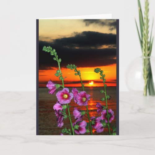 Lake Winnebago Sunset Thinking Of You Card