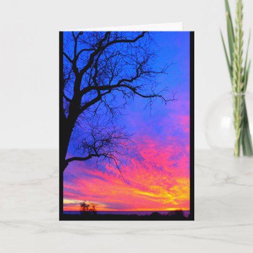 Lake Winnebago Sunset Thinking Of You Card