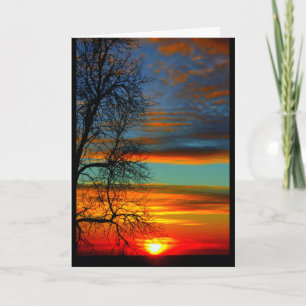 Lake Winnebago Sunset Thinking Of You Card