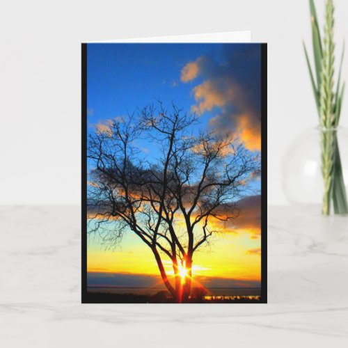 Lake Winnebago Sunset Thinking Of You Card