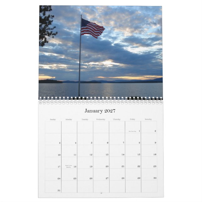 Lake Winnipesaukee, 2009 Calendar (Jan 2027)
