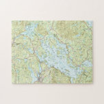 Lake Winnipesaukee Map (1986) Jigsaw Puzzle