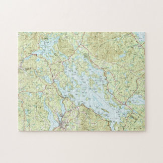 Lake Winnipesaukee Map (1986) Jigsaw Puzzle