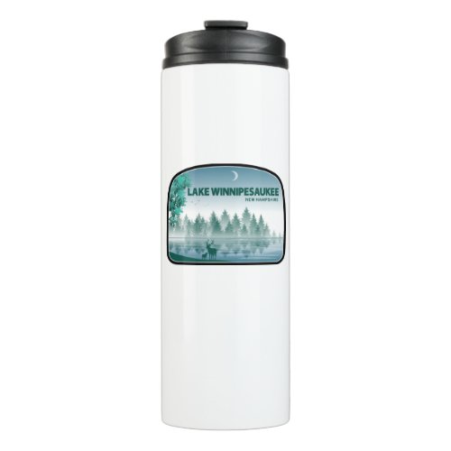 Lake Winnipesaukee New Hampshire Deer Thermal Tumbler