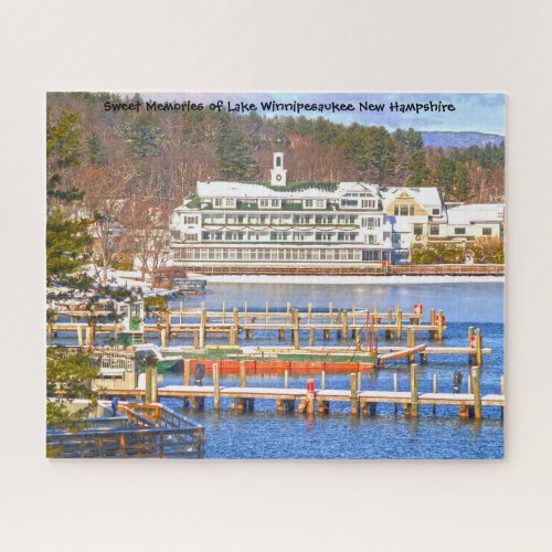 Lake Winnipesaukee New Hampshire Jigsaw Puzzle