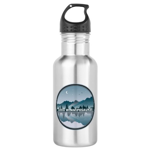 Lake Winnipesaukee New Hampshire Reflection Stainless Steel Water Bottle