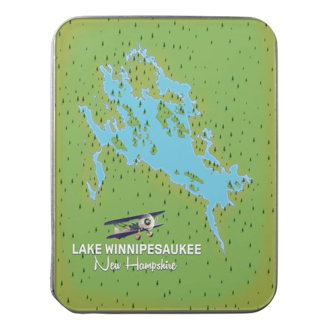 Lake Winnipesaukee New Hampshire travel poster Jigsaw Puzzle (Lid Vertical)