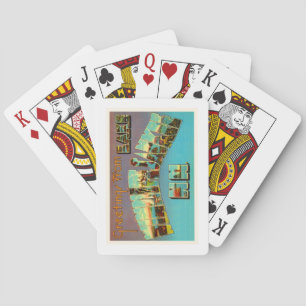 Lake Winnipesaukee New Hampshire Travel Souvenir Poker Cards