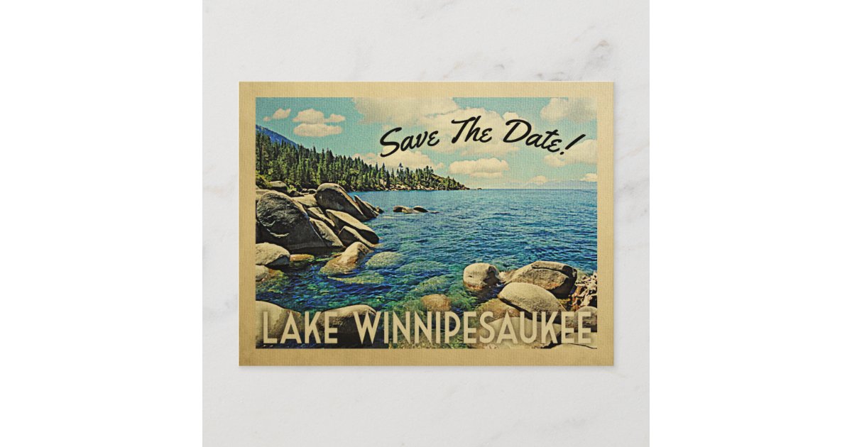 Hawaii Save The Date Vintage Postcards