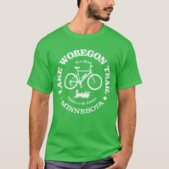 Lake Wobegon Trail (cycling) T-Shirt (Front)