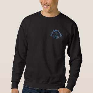 Lake Worth Beach Florida FL Retro Vintage Beach Fr Sweatshirt