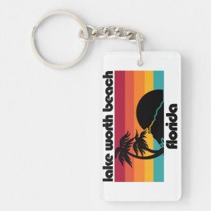Lake Worth Beach Florida Keychain