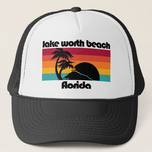 Lake Worth Beach Florida Trucker Hat