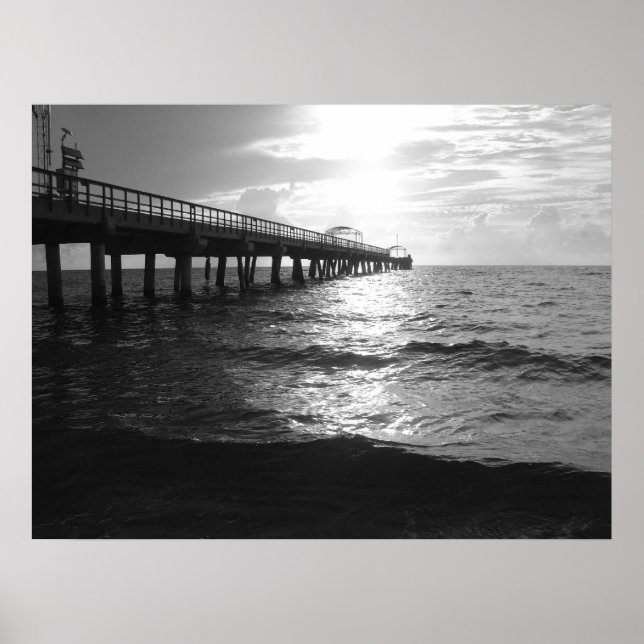 Lake Worth Pier Poster (Front)