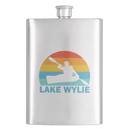 Lake Wylie North Carolina South Carolina Kayak Flask