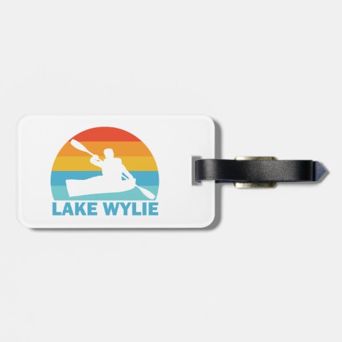 Lake Wylie North Carolina South Carolina Kayak Luggage Tag