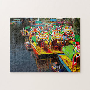 Lake Xochimilco Mexico. Jigsaw Puzzle