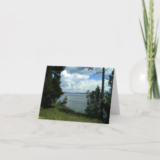 Lake Yellowstone Blank Note Cards
