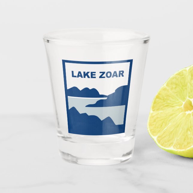 Lake Zoar Shot Glass (Front)