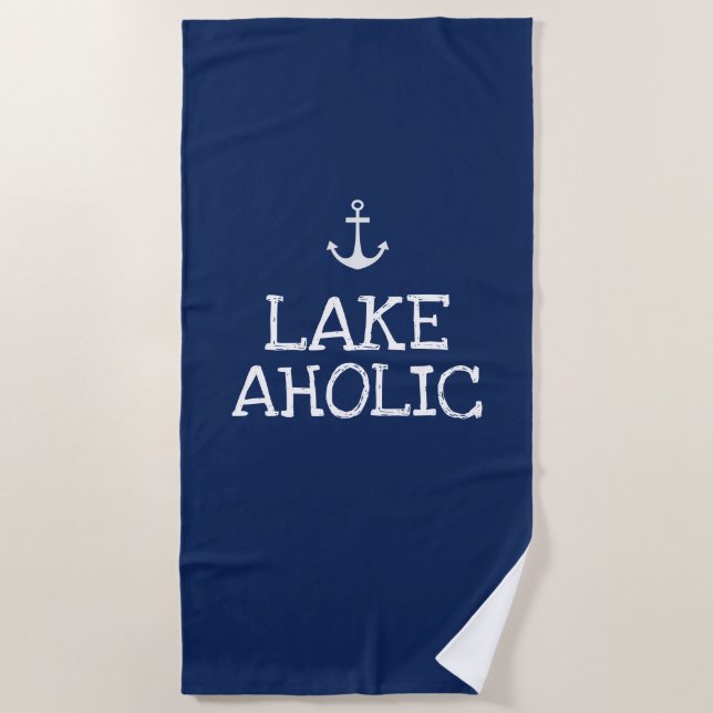Lakeacholic Beach Towel (Front)