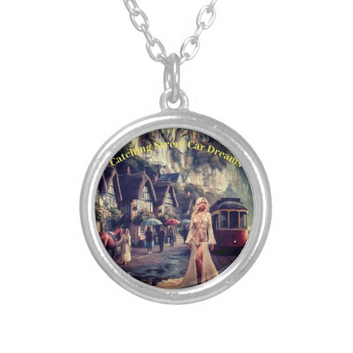  Lakefront Elegance  Silver Plated Necklace