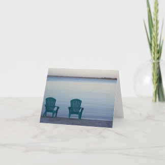 Lakehouse Chairs-Blank NoteCards