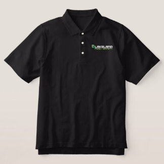 Lakeland Fire + Safety Mens Black Embroidered Polo