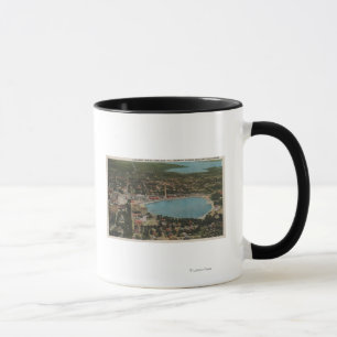 Lakeland, Florida - Aerial City View Showing Mug