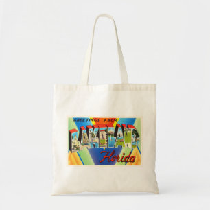 Lakeland Florida FL Old Vintage Travel Souvenir Tote Bag