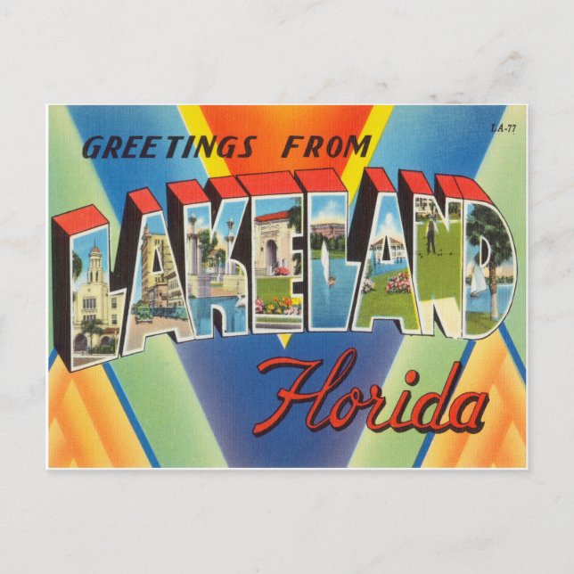 Lakeland Florida Postcard (Front)