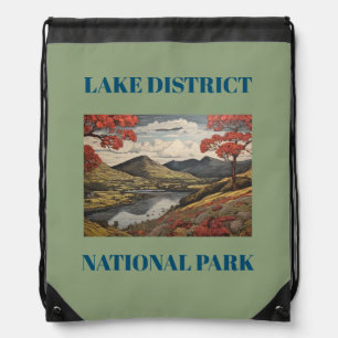 Lakeland Scene Customized Drawstring Bag