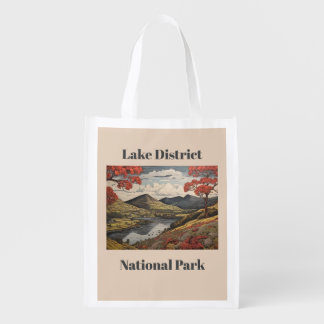 Lakeland Scene Customized Grocery Bag