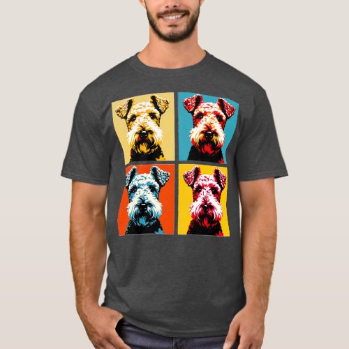 Lakeland Terrier Art Dog Lovers T_Shirt