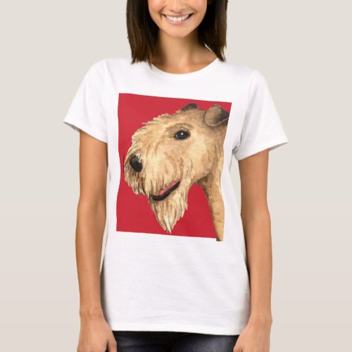 Lakeland Terrier Color Block T_Shirt