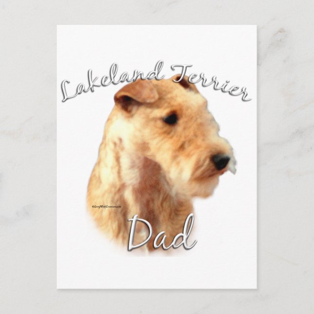 Lakeland Terrier Dad 2 Postcard (Front)