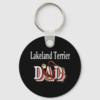 Lakeland Terrier dad Keychain